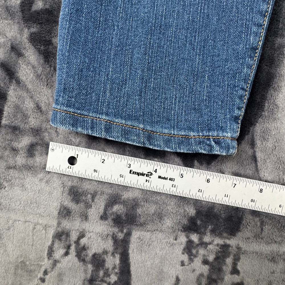 Levi's 512 Classic Slim Stretch Jeans Womens 14 MIS M Blue Tapered Leg Denim - Picture 3 of 8